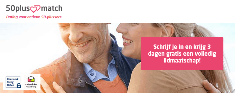 3 Dagen Gratis 50plusmatch