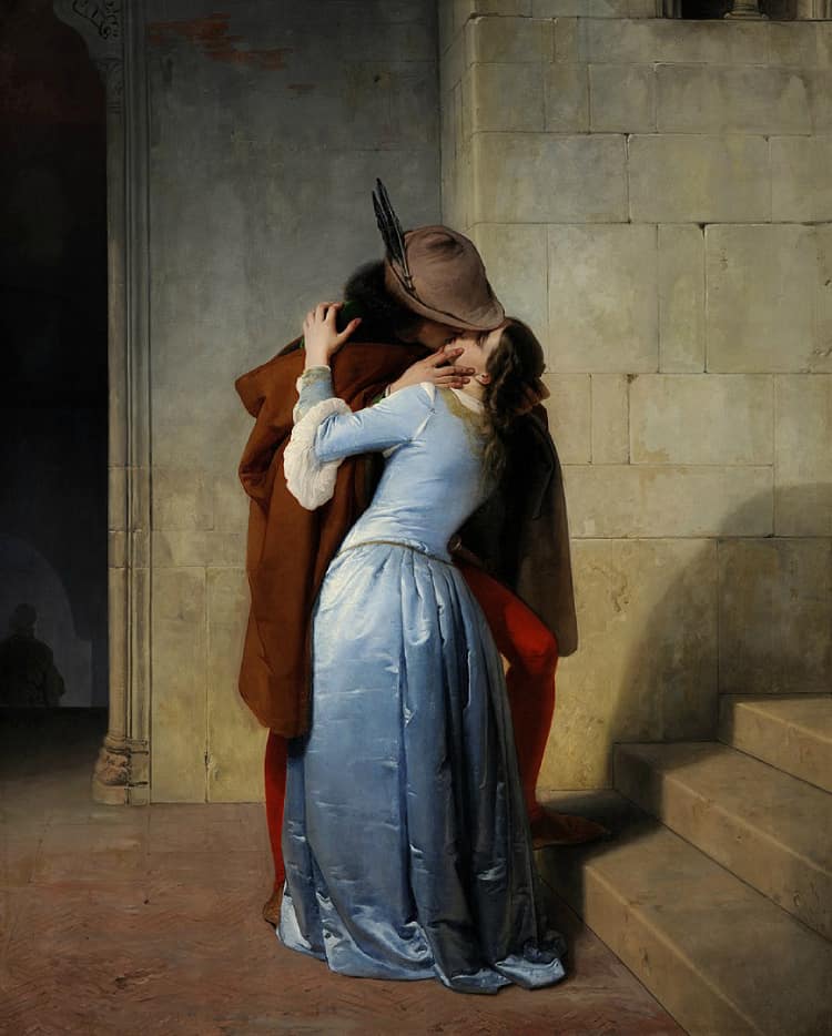 De Kus, Hayez