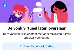 Facebook dating in Nederland