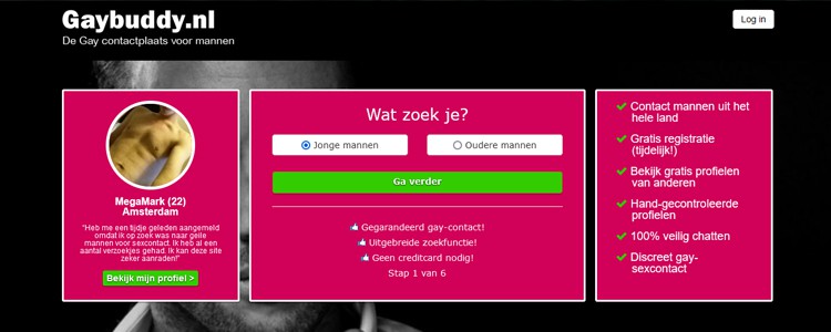 Gay chat profielen site (geen echte dating)