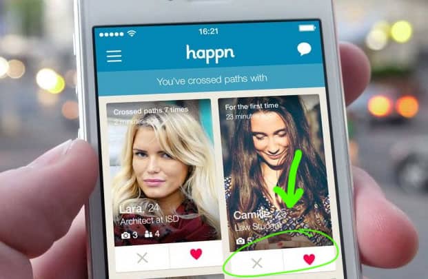 blauwe dating app