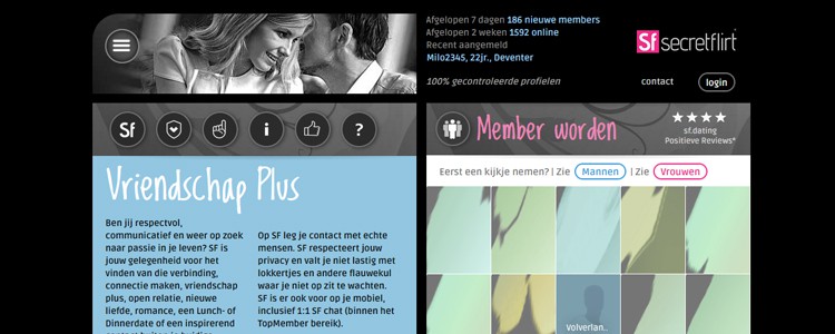 SecretFlirt (SFDating) een van de populairste apps for hookups