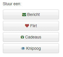 Flirt, knipoog, cadeau of bericht