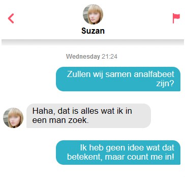 Beetje gek intro Tinder