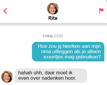 Openings zinnen Tinder met grappig dilemma