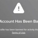 Tinder account geblokkeerd